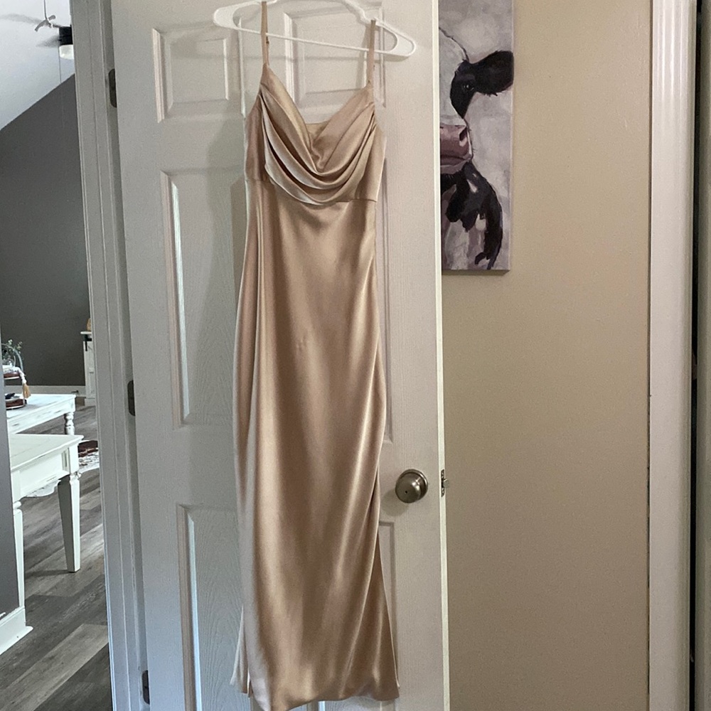 Gold Bridesmaid Dress